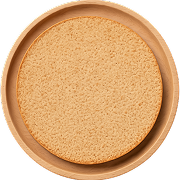 Round, crispy khakhra on a wooden plate isolated on white background.
